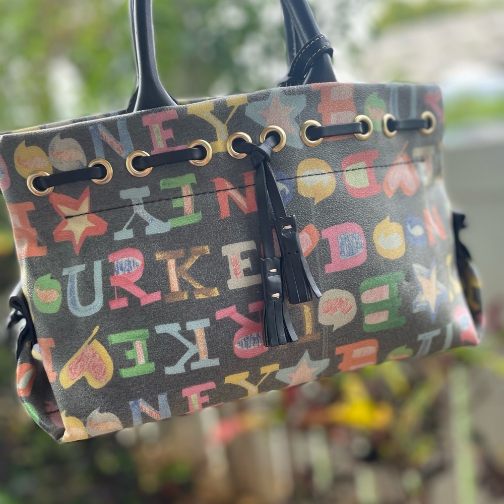 Dooney & Bourke Multicolor Canvas Tote